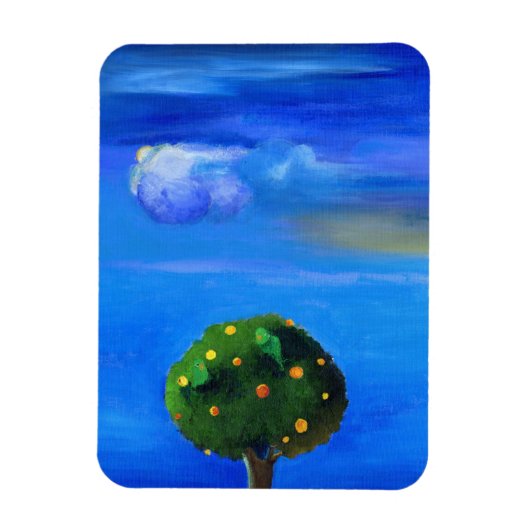 Magnet Flexible Argent au-dessus de l'Orange Tree 2012 (Vertical)