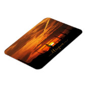 Magnet Flexible Arizona pittoresque Saguaros au coucher du soleil (Côté Gauche)