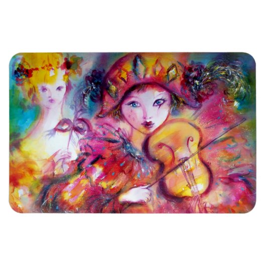 MAGNET FLEXIBLE ARLECCHINO ET COLOMBINA (Horizontal)