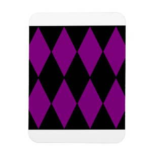 Magnet Flexible arléquin noir violet