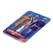 Magnet Flexible Armée, Marine et Marines (Côté Gauche)