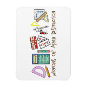 Magnet Flexible Armes De Destruction Mathématique (Vertical)