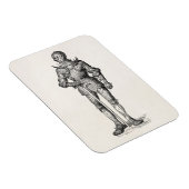 Magnet Flexible Armoiries Chevalier Brillant Armor Épée Médiévale (Côté Droit)