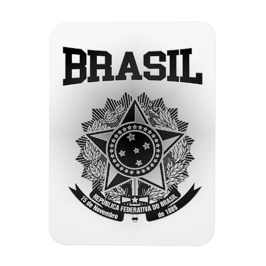 Magnet Flexible Armoiries de Brasil (Vertical)