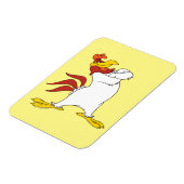 Magnet Flexible Armoiries de Foghorn Leghorn franchies (Côté Gauche)