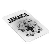 Magnet Flexible Armoiries de Jamaïque (Côté Droit)