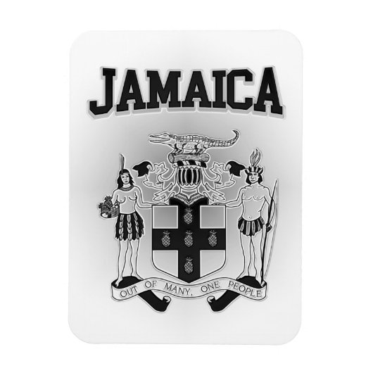 Magnet Flexible Armoiries de Jamaïque (Vertical)