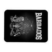 Magnet Flexible Armoiries de la Barbade (Horizontal)