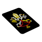 Magnet Flexible Armoiries de la Cité du Vatican (Côté Droit)