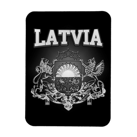 Magnet Flexible Armoiries de Lettonie (Vertical)