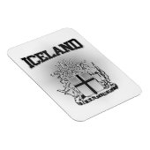 Magnet Flexible Armoiries de l'Islande (Côté Droit)