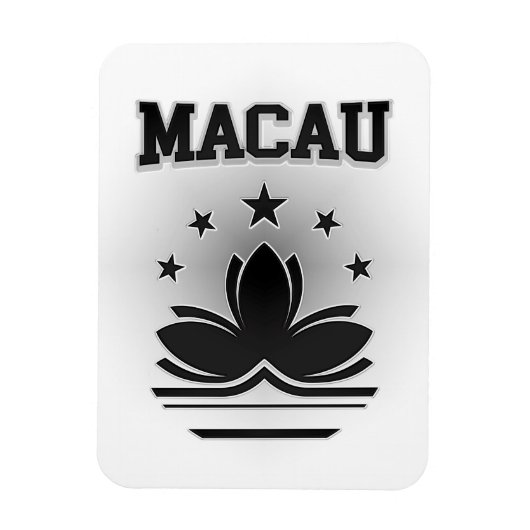 Magnet Flexible Armoiries de Macau (Vertical)