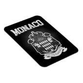 Magnet Flexible Armoiries de Monaco (Côté Droit)