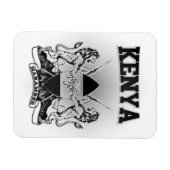 Magnet Flexible Armoiries du Kenya (Horizontal)