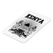 Magnet Flexible Armoiries du Kenya (Côté Gauche)