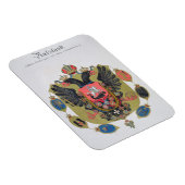 Magnet Flexible Armoiries et boucliers de l'État de la Russie impé (Côté Droit)