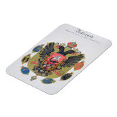 Magnet Flexible Armoiries et boucliers de l'État de la Russie impé (Côté Gauche)