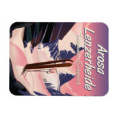 Magnet Flexible Arosa Lenzerheide,Suisse affiche de ski. (Horizontal)