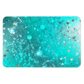 Magnet Flexible Arrière - plan à huile Turquoise de la menthe (Horizontal)