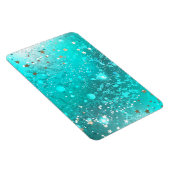 Magnet Flexible Arrière - plan à huile Turquoise de la menthe (Côté Droit)