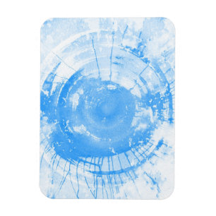 Magnet Flexible Arrière - plan bleu abstrait d'aquarelle, texture