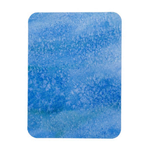 Magnet Flexible Arrière - plan bleu d'aquarelle