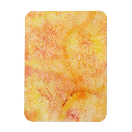 Magnet Flexible Arrière - plan d'aquarelle orange (Vertical)