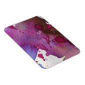 Magnet Flexible Arrière - plan d'aquarelle violet (Côté Droit)