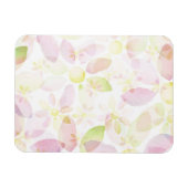 Magnet Flexible Arrière - plan de fleurs d'aquarelle, texture (Horizontal)