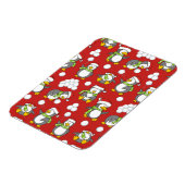 Magnet Flexible Arrière - plan de pingouins de Noël (Côté Gauche)
