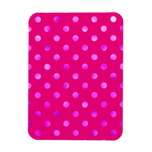 Magnet Flexible Arrière - plan de point Polka Foil Foil Métallic v (Vertical)
