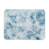 Magnet Flexible Arrière - plan de texture bleu marbre (Horizontal)
