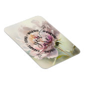 Magnet Flexible Arrière - plan floral. Fleur de printemps (Côté Droit)