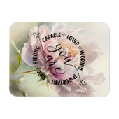 Magnet Flexible Arrière - plan floral. Fleur de printemps (Horizontal)