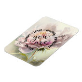 Magnet Flexible Arrière - plan floral. Fleur de printemps (Côté Gauche)