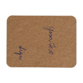 Magnet Flexible Arrière - plan papier cool avec encre (Horizontal)