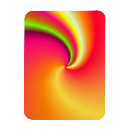 Magnet Flexible Arrière - plan Rainbow Swirl (Vertical)