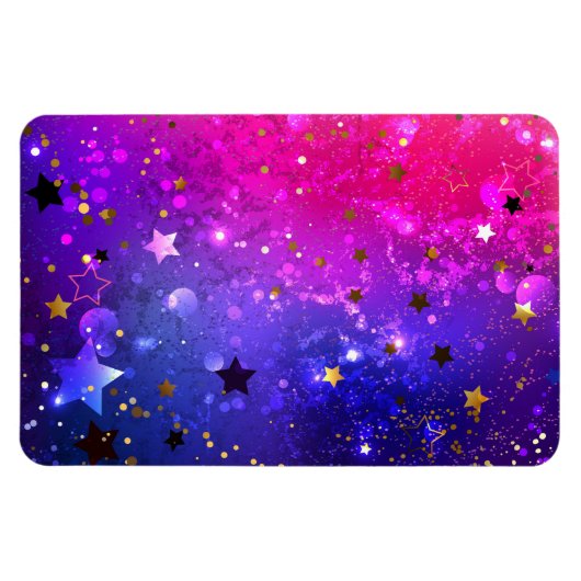 Magnet Flexible Arrière - plan rose brillant (Horizontal)