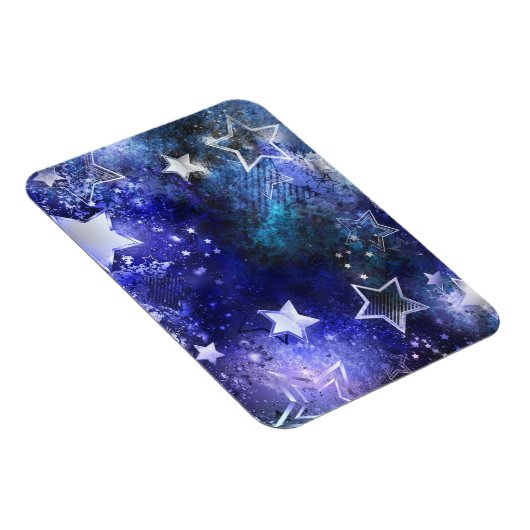 Magnet Flexible Arrière - plan spatial avec étoiles (Côté Droit)