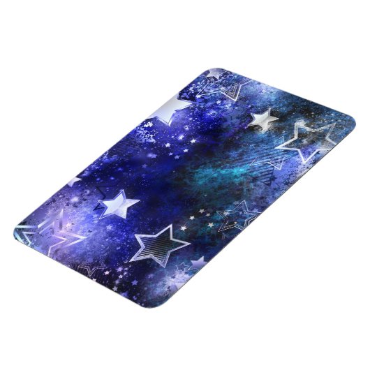 Magnet Flexible Arrière - plan spatial avec étoiles (Côté Gauche)