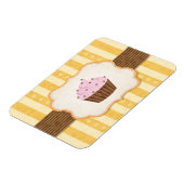 Magnet Flexible Arrière - plan vintage Cupcake (Côté Gauche)