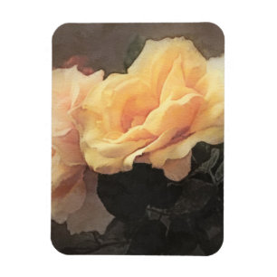 Magnet Flexible arrière - plan vintage floral d'art dans des