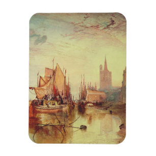 Magnet Flexible Arrivée d'un bateau à vapeur par Joseph Turner