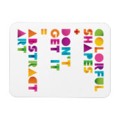 Magnet Flexible Art Abstrait (Horizontal)