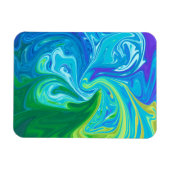 Magnet Flexible Art abstrait coloré (Horizontal)