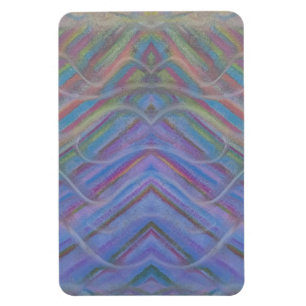 Magnet Flexible Art abstrait coloré unique P40M