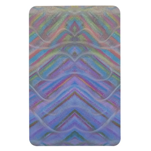 Magnet Flexible Art abstrait coloré unique P40M (Vertical)