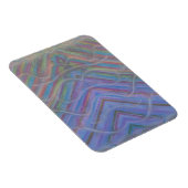 Magnet Flexible Art abstrait coloré unique P40M (Côté Droit)