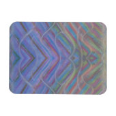 Magnet Flexible Art abstrait coloré unique P40M (Horizontal)