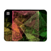 Magnet Flexible Art abstrait espace cubique (Horizontal)